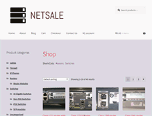 Tablet Screenshot of netsale.co.za